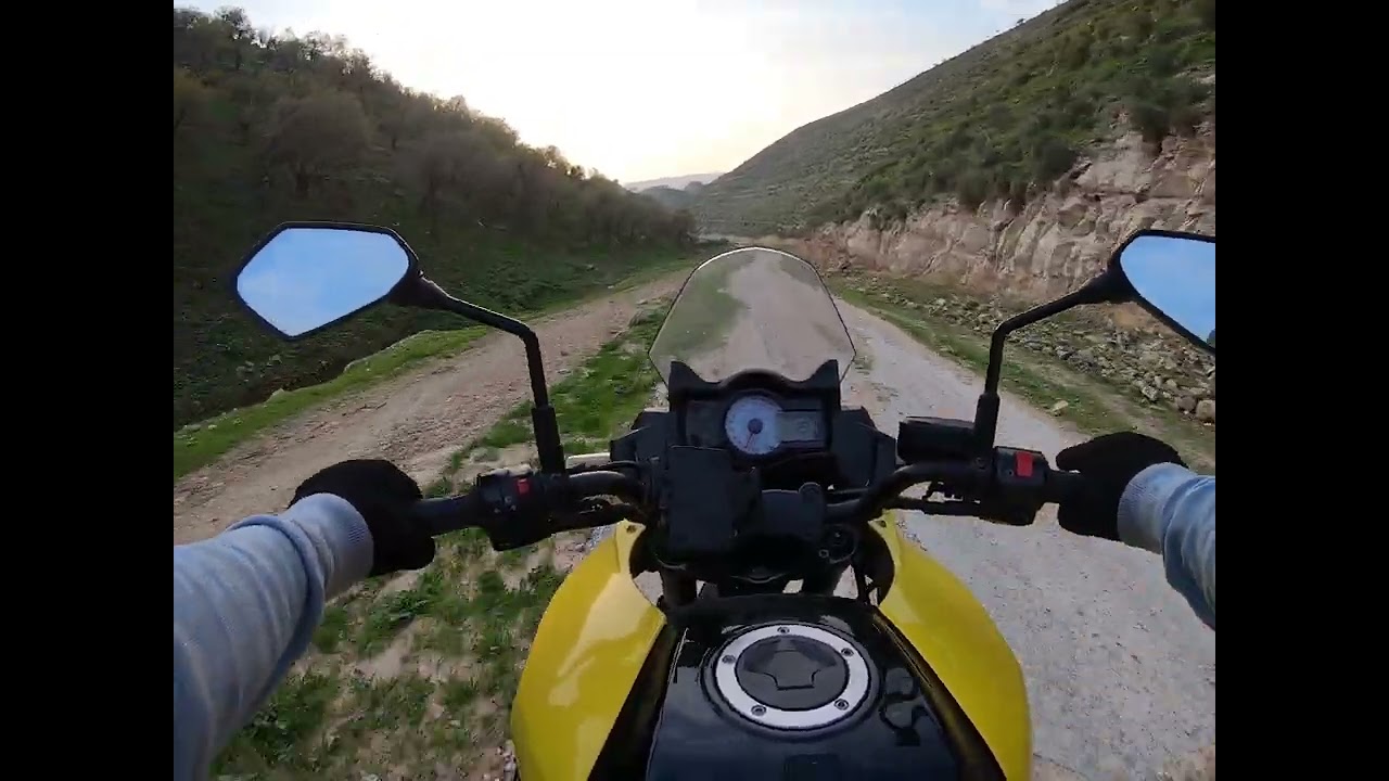 الطريق من ملكا بإتجاه #بركه_العرايس/اربد off road #الدراجون_المغامرون #Adventur_bike
