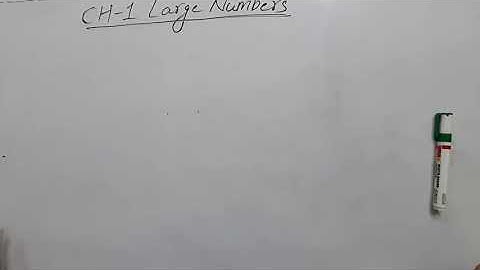 Class-5 Maths chapter-1 Large Numbers part-2