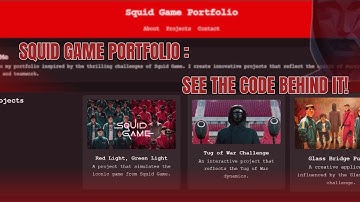 Build Websites Like a Pro in 2025: Squid Game Portfolio Edition! #codingtutorial #portfoliowebsite