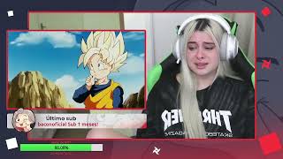 Mariana Alpha Se Emociona Com Vegeta Abraçando Seu Filho Trunksdbz