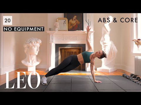 20 MIN ABS & CORE Workout (No Equipment)