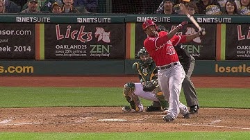 LAA@OAK: Kendrick hits a two-run shot to left