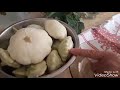 Патиссоны маринованные. Очень вкусно.