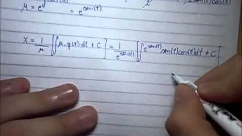 Resolvendo EDO linear