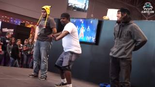 NYCC 2014 - Just Dance 2015 w/ YouTuber Mo Chocolate