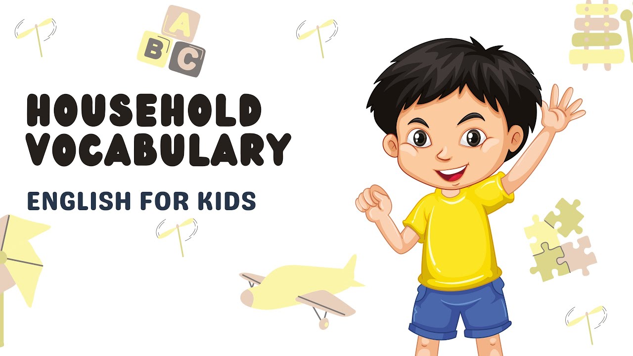 Living room vocabulary for kids || English vocabulary for kids || parts ...