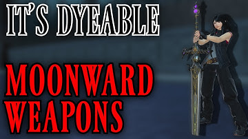 Moonward Tomestone Weapons +Dyes (FFXIV Patch 6.0)