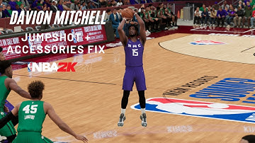 Davion Mitchell  JUMPSHOT + Accessories fix in NBA2K21