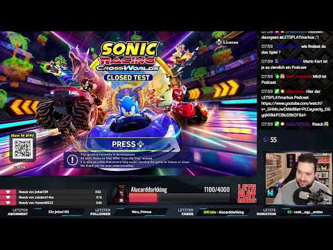 🔴 SONIC RACING CROSSWORLDS 🌀 + SUPER MARIO WORLD [Neue RA] 🍄 Twitch-Livestream # 703 vom 22.02.25