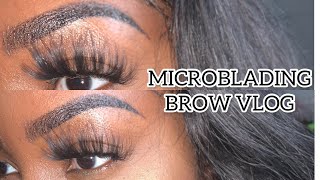 MICROBLADING EYEBROWS VLOG | HOW LONG DOES IT LAST? IS IT PAINFUL ? THE PROCESS