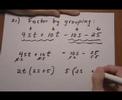 factoring gcf binomial, factoring by grouping