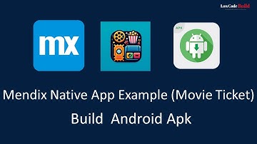 Mendix Native Mobile App Example (Movie Ticket)-  Build  Android APK  🇹🇷