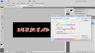 tutorial photoshop texto efecto hielo (Ramonteks producciones en HD)