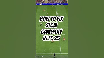 How To Fix Slow Gameplay In FC 25 #fc25 #careermode #gameplay