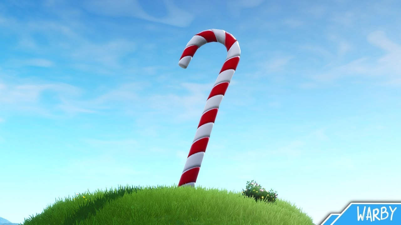Fortnite Battle Royale All Giant Candy Cane Locations
