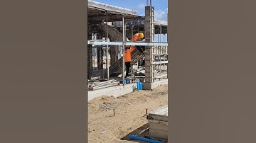 Technical Install stairs with column formwork to cast concrete