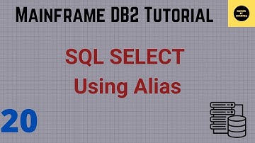 SQL QMF Select Query Using Aliases - Mainframe DB2 Practical Tutorial - Part 20