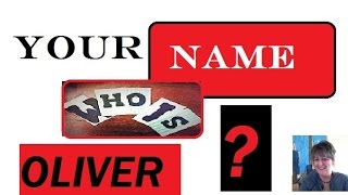 Learn About Neimology Science What Does My Name Mean ? Oliver