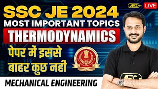 SSC JE 2024 | 100 Most Important Topics | 75 Marks पक्के | All Subjects Important Topics | Mechanical Engineering | By Jitendra Sir
