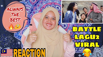 KOCAK! BATTLE LAGU2 VIRAL! ARAB GOKIL PT. 3 | 3WAY ASISKA COVER | MALAYSIAN🇲🇾REACTION