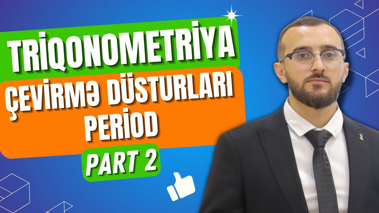 ✅️❗️👉Triqonometriya Çevirmə düsturları Period Bütün izahlar Qızıl qaydalar Mütləq izlə #buraxılış