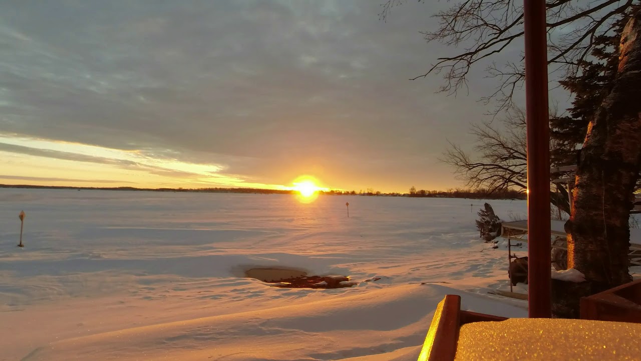 Little McDonald MN Winter Sunrise (Timelapse) YouTube