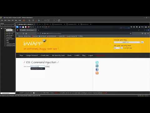 OS Command Injection || BWAPP || Web Application Lab #bwapp #cybersecurity #webapplications