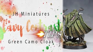 Eavy Contrast TIPS - Green Camo Cloak