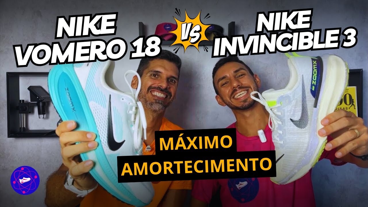 NIKE VOMERO 18 vs INVINCIBLE 3: QUAL O MELHOR TÊNIS DE AMORTECIMENTO DA NIKE?