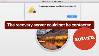 How to fix Recovery server could not be contacted | MacOS [SOLVED]