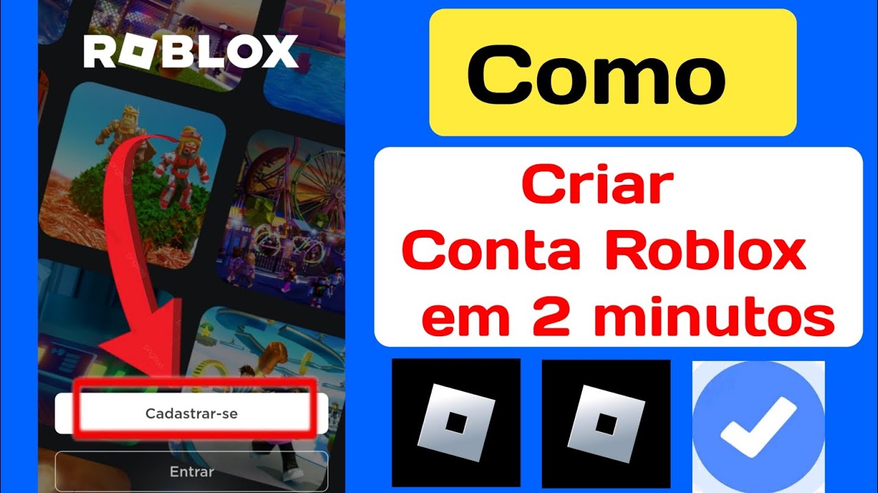 Como Criar uma Conta no Roblox Atualizado - YouTube