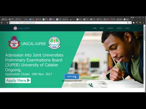 How to Register For The Unical JUPEB Programme