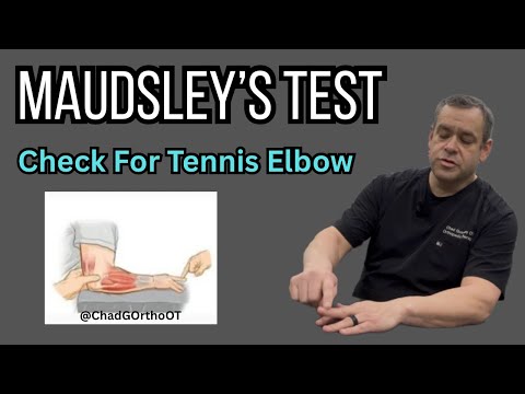 Video Maudsleys Test Explained | Tennis Elbow Special Test (Lateral Epicondylitis)