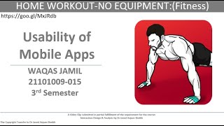 HOME WORKOUT-NO EQUIPMENT, (Fitness): Redesign Mobile App Project screenshot 4
