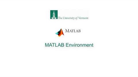 MATLAB environment