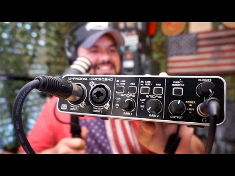 Аудиотест Behringer U PHORIA UMC202HD