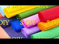 3 DIY easy crepe paper flowers 🌼 Цветы из гофрированной бумаги