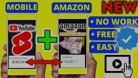 Mobile | Download Amazon Product Videos(Free) And Earn Through Youtube Shorts Affiliate Marketing