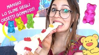 Faccio Lo Slime Commestibile Degli Orsetti Gommosi Diy Jellybears Eatable Slime
