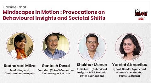 Fireside Chat: Mindscapes in Motion : Provocations on Behavioural Insights and Societal Shifts