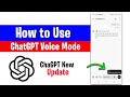 How to Use the ChatGPT Voice Chat mode Feature