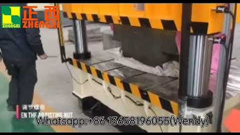 How to adjust press machine parallelism