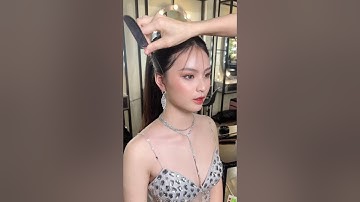 Hướng dẫn búi tóc dự tiệc hottrend 2024 | Mai Phan MakeupArtist #makeup