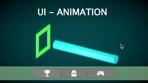 Unity3d - Canvas - Simple Menu Prt2 (Animation)