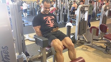 Leg Extension & Ground Base Squat Superset