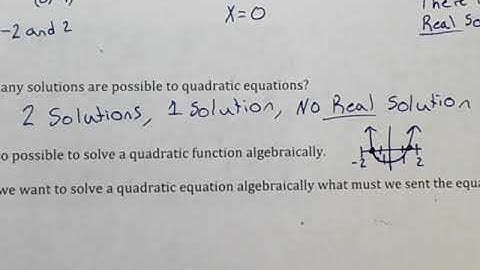 9 3 Solving Quadratics Notes Video