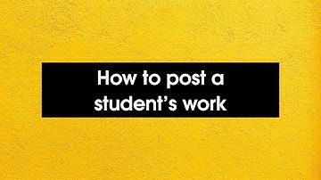 Seesaw Tutorial for Teachers - How to post a student