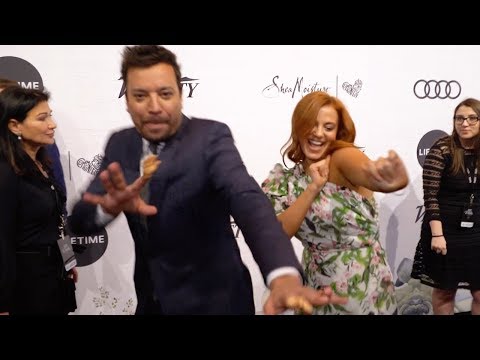 Jimmy Fallon & Reporter Have A Dance Off At Variety's Power Of Women 2019