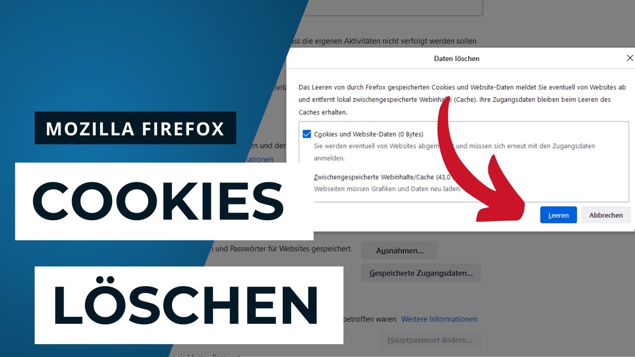 Update Mozilla Firefox Cookies löschen in einer Minute (schnell \u0026 einfach)