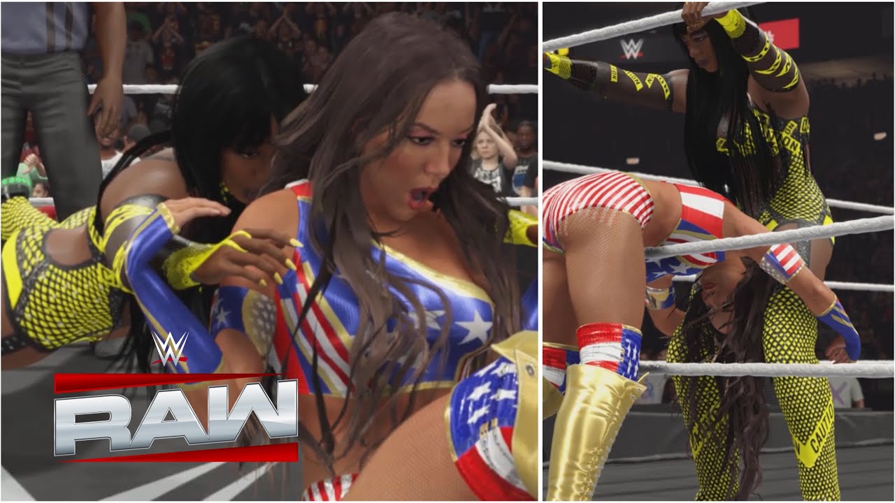 WWE2K25 RAW - CHELSEA GREEN(W/PIPER) VS NAOMI WWE WOMENS CHAMPIONSHIP
